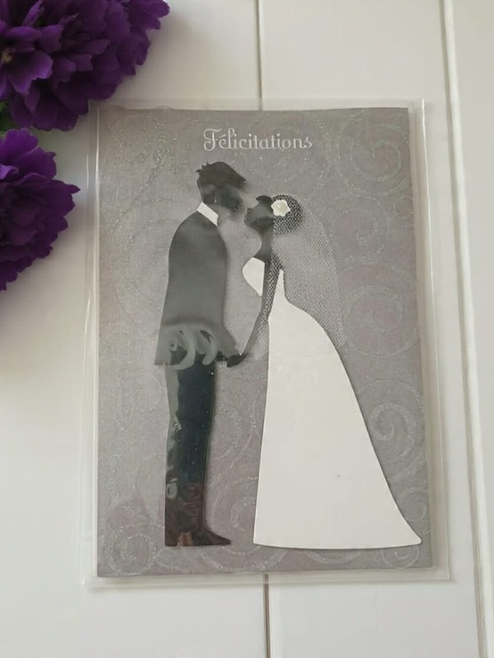 French Wedding Congratulations Greeting Card – New in Sleeve